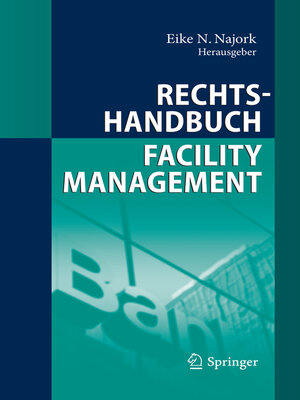 cover image of Rechtshandbuch Facility Management